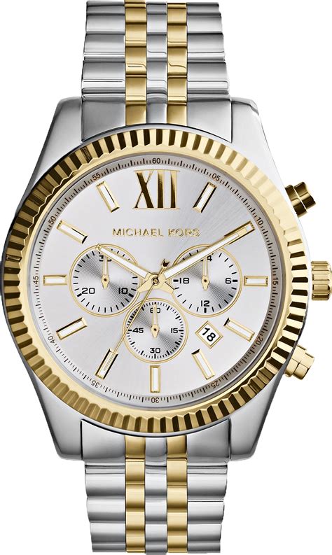 michael kors lexington chronograph stainless steel watch|michael kors lexington watch mk8344.